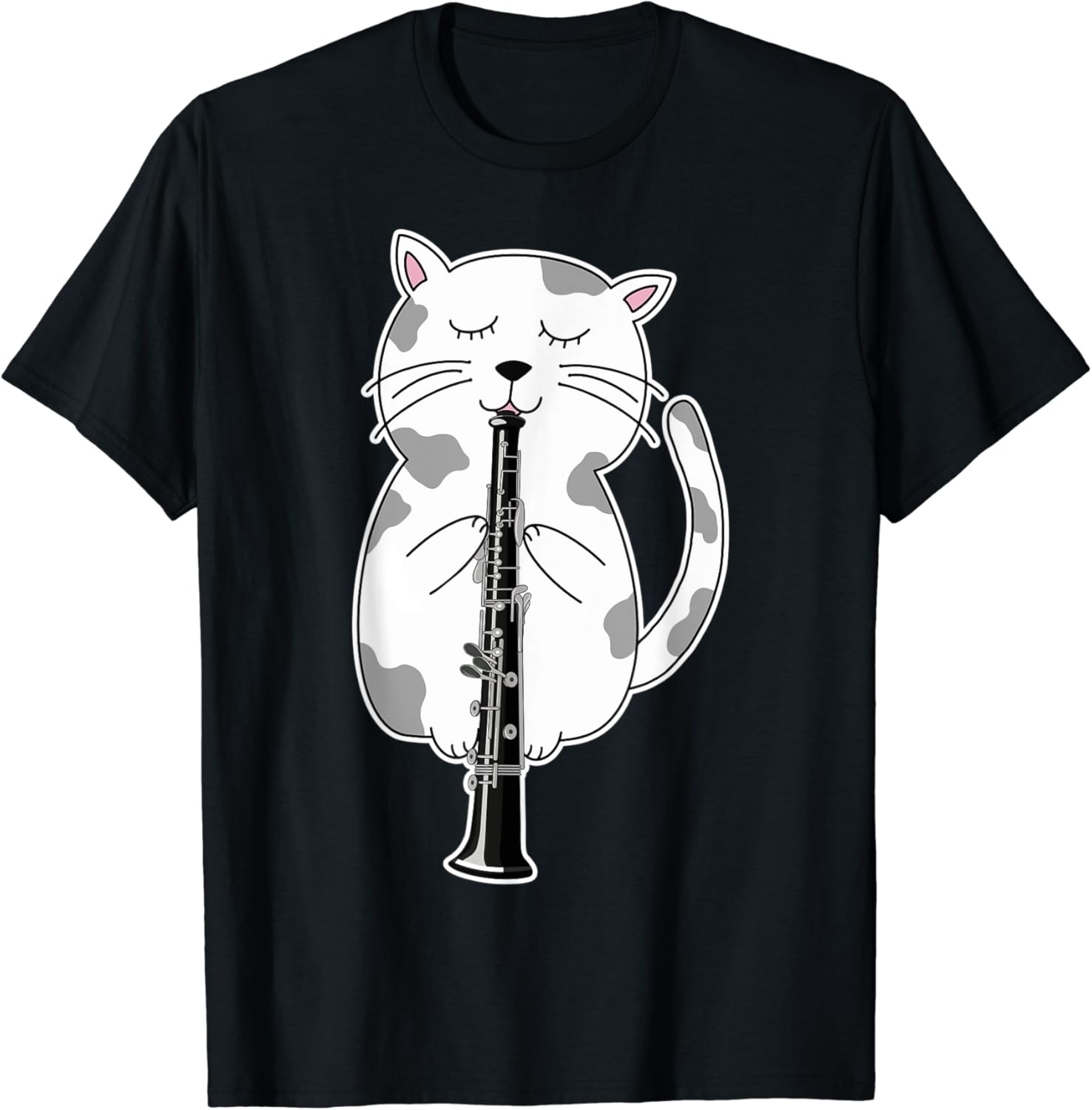 Cat Playing Oboe I Musician I Music Instrument I Oboe Cat TShirt